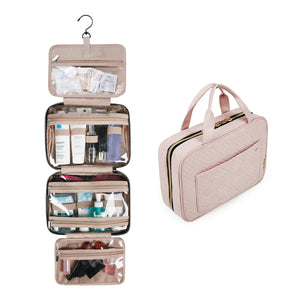 BAGSMART Lightweight Waterproof Cosmetic and Toiletries Bag