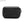 Black waterproof tech storage bag side view with zipper and hanging strap loop